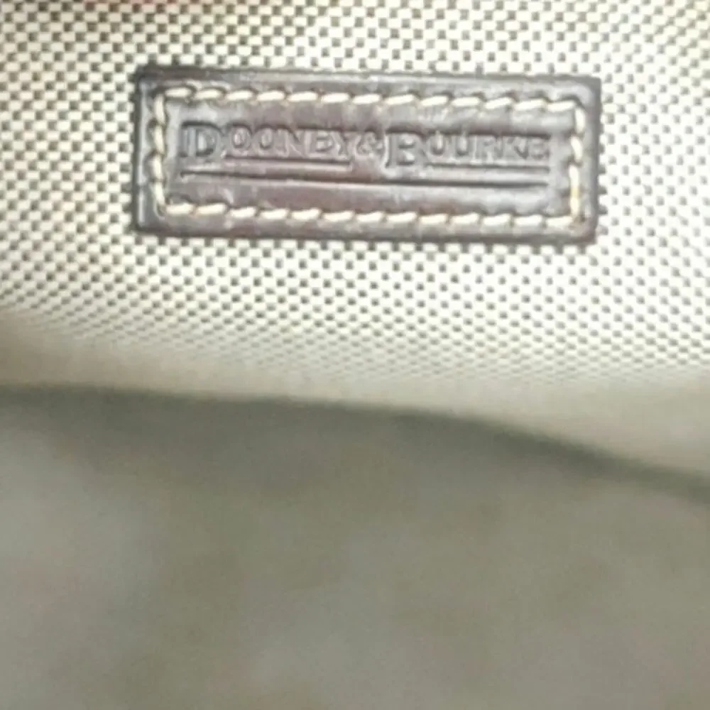 vintage Y2K Dooney & Bourke Blue brown DB satchel